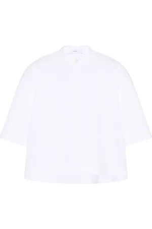 ROSETTA GETTY Cropped poplin shirt