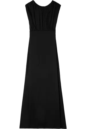 Jil Sander Gathered sleeveless gown