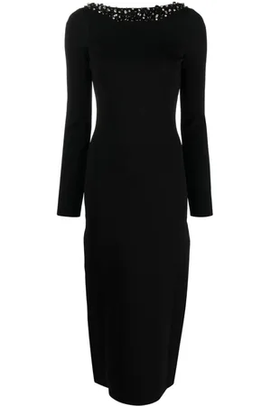 Cult Gaia Eleanora crystal-embellished midi dress