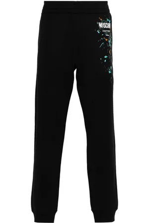 Moschino Logo-print cotton track pants
