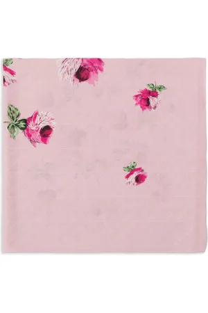 Prada Crepe-de-chine jacquard scarf