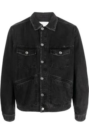 Isabel Marant Jango logo-embroidered denim jacket