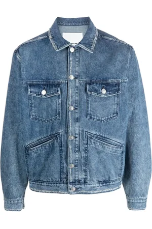 Isabel Marant Jango logo-embroidered denim jacket