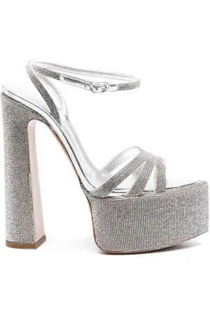 LE SILLA Nina 170mm crystal-embellished platform sandals