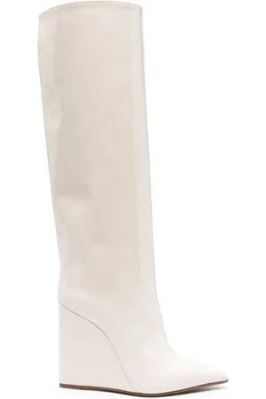 LE SILLA Kira 120mm patent wedge boots