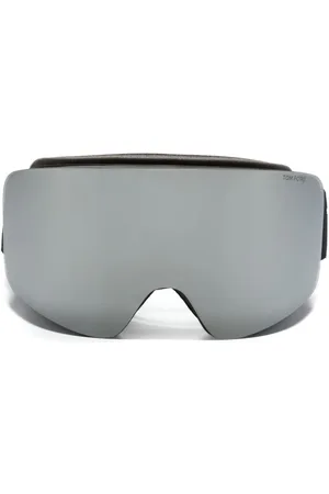 Tom Ford Logo-band mirrored-lenses ski goggles