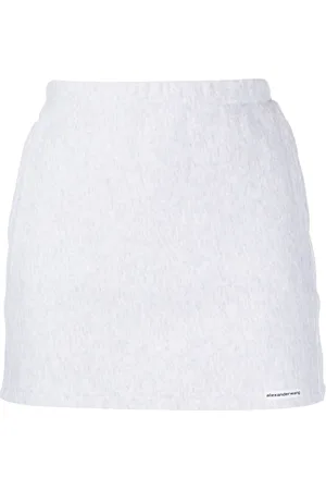 Alexander Wang Logo-appliqué mini skirt