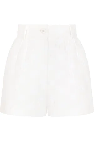 Dolce & Gabbana Logo-jacquard high-waisted short