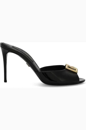 Dolce & Gabbana 85mm patent-leather mules