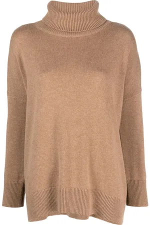 MAX & MOI Prairie roll-neck cashmere jumper