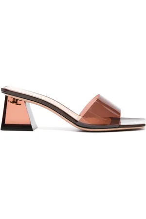 Gianvito Rossi Cosmic 55mm transparent mules