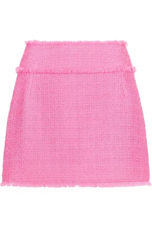 Dolce & Gabbana High-waist tweed miniskirt
