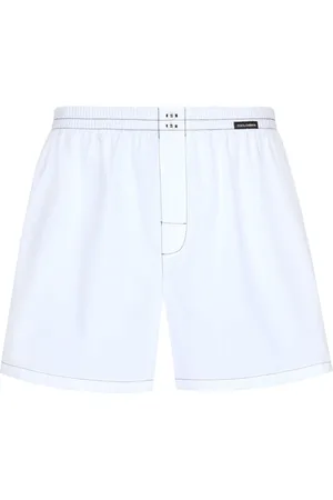 Dolce & Gabbana Logo-patch cotton boxers shorts