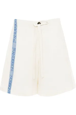 J.W.Anderson Logo-tape wide-leg shorts