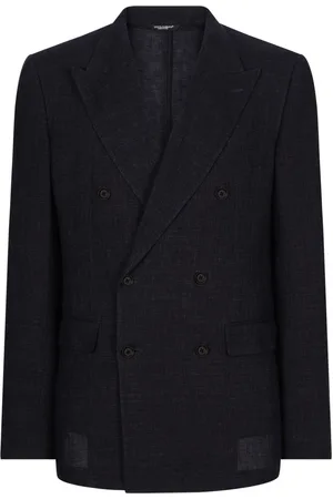 Dolce & Gabbana Double-breasted linen blazer