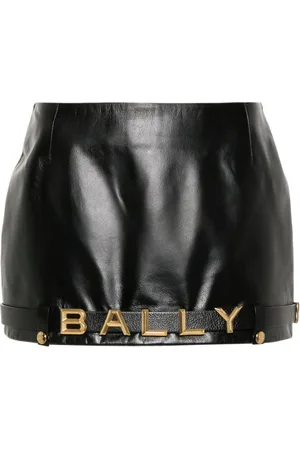 Bally Logo-embellished belted miniskirt