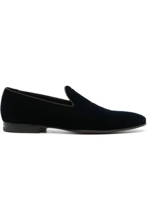 TAGLIATORE Slip-on velvet loafers