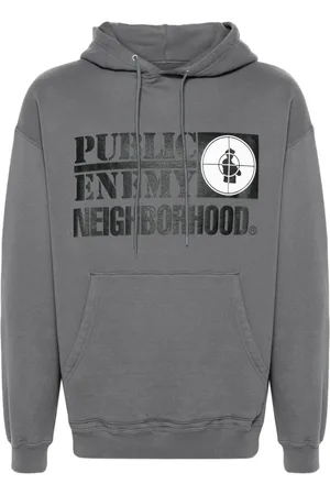 NEIGHBORHOOD X Public Enemy graphic-print hoodie