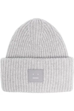 Acne Studios Logo-appliqué wool beanie