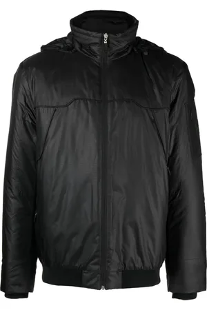 HUGO BOSS Zipped hooded lightweight jacket