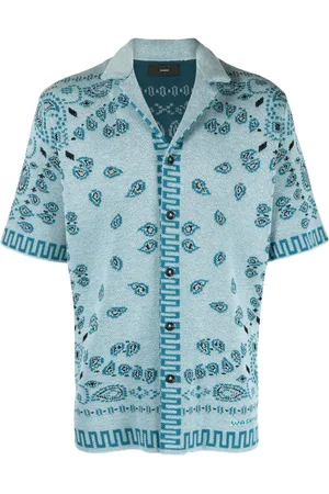Alanui Bandana-jacquard cotton-piqué shirt