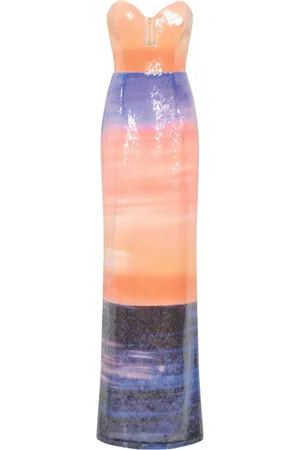 Rebecca Vallance Oriana sequinned ombré gown