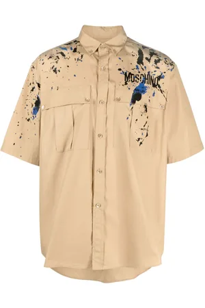 Moschino Logo-print cotton shirt