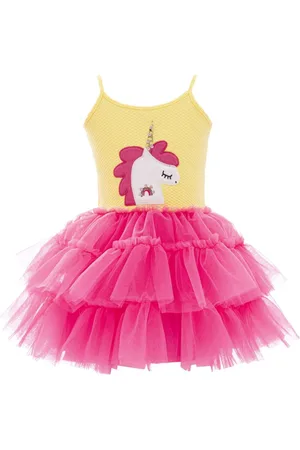 Mimi Tutu Jenny unicorn-motif tulle dress