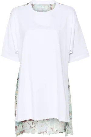 Stella McCartney Floral-print panel T-shirt