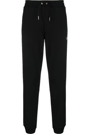 EA7 Logo-patch drawstring track pants