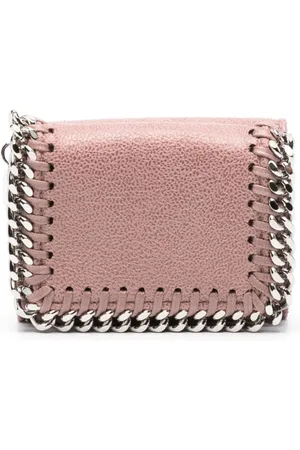 Stella McCartney Falabella chain-trim wallet