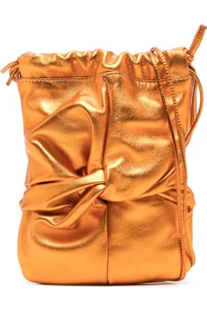 Hereu Ronet metallic bucket bag