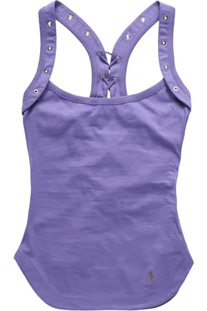 The Attico Eyelet-detailing cotton top