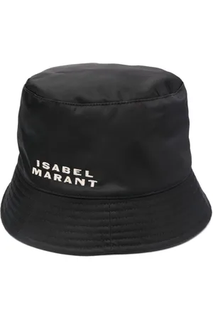 Isabel Marant Haley logo-embroidered bucket hat