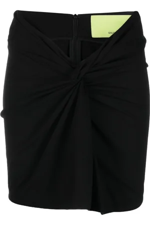GAUGE81 Barina knot-detailing miniskirt