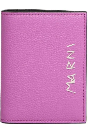 Marni Logo-embroidered billfold wallet