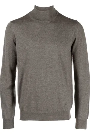 corneliani Mock-neck virgin wool jumper