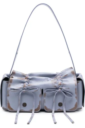Acne Studios Distressed-effect leather shoulder bag
