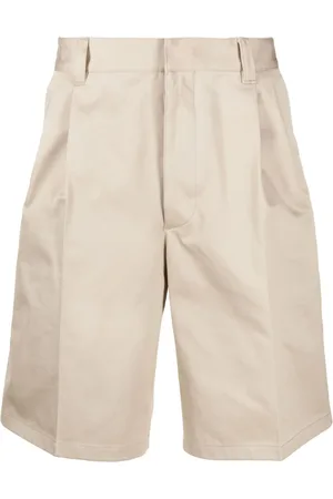Prada Pleated wide-leg shorts