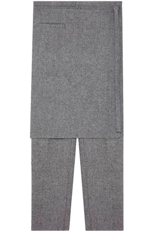 Courrèges Layered tailored trousers