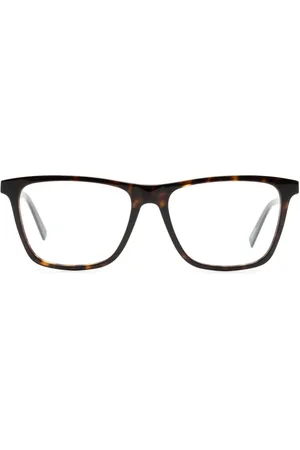 Ermenegildo Zegna Tortoiseshell-effect square-frame glasses