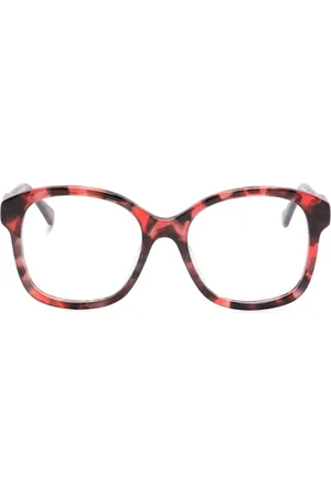 Chloé Tortoiseshell-effect oversized glasses