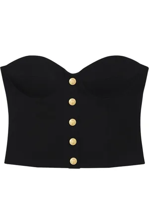 ANINE BING Jennifer corset-style top