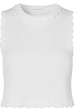 Cecilie Bahnsen Vimona ribbed-knit top