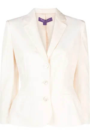 Ralph Lauren Elitsa twill satin-finish blazer