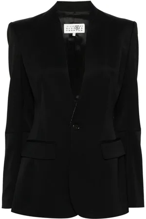 Maison Margiela Contrast-stitching single-breasted blazer