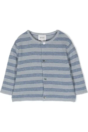 KNOT Vinny Stripes tricot-knit cardigan