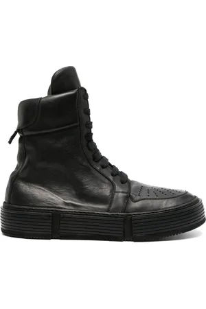 GUIDI GJ06 leather high-top sneakers