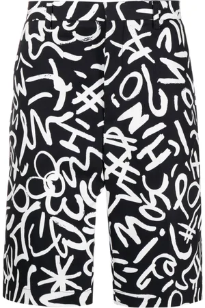 Moschino Monogram-print chino shorts