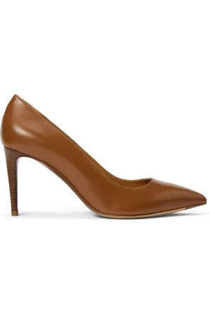 Ralph Lauren 100mm Celia leather pumps